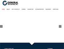 Tablet Screenshot of generaldie.com